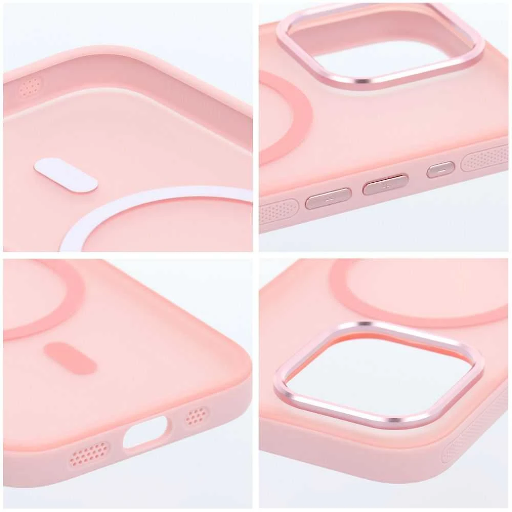 Oem Originalus „iPhone 16 Flexline Mag“ dėklas, suderinamas su „MagSafe“, rožinis