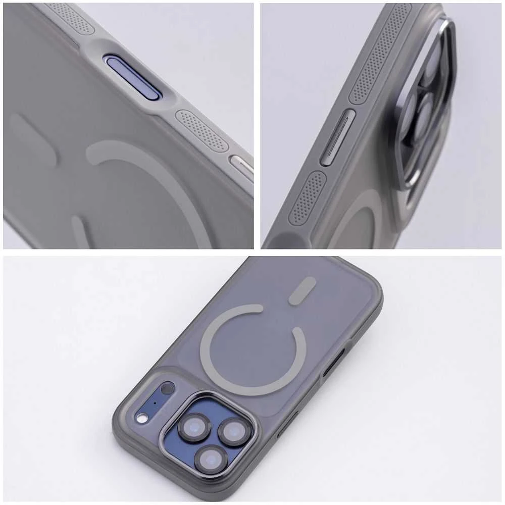 Oem Originalus „iPhone 16 Flexline Mag“ dėklas, suderinamas su „MagSafe“ pilka spalva