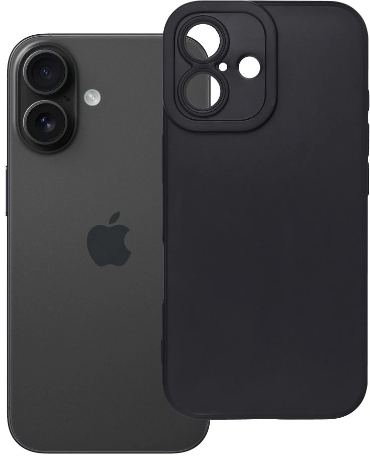 OEM dėklas, skirtas iPhone 16 matinis 2.0 juodas