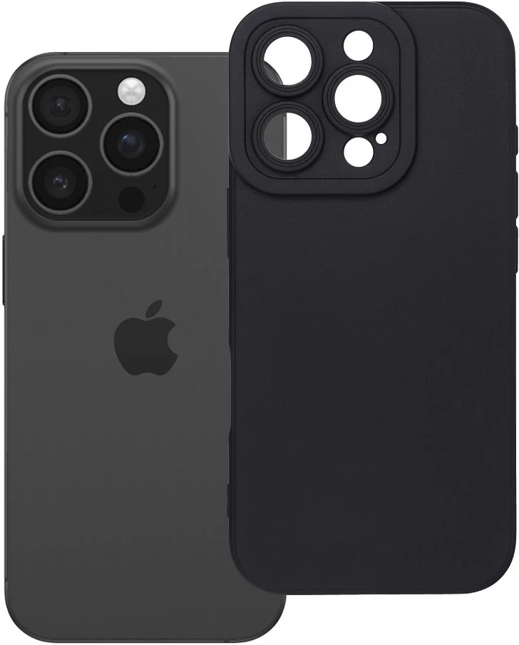 Dėklas Oem Case for iPhone 16 PRO Matt 2.0 juodas