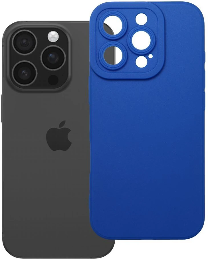 Dėklas Oem Case for iPhone 16 PRO Matt 2.0 mėlynas