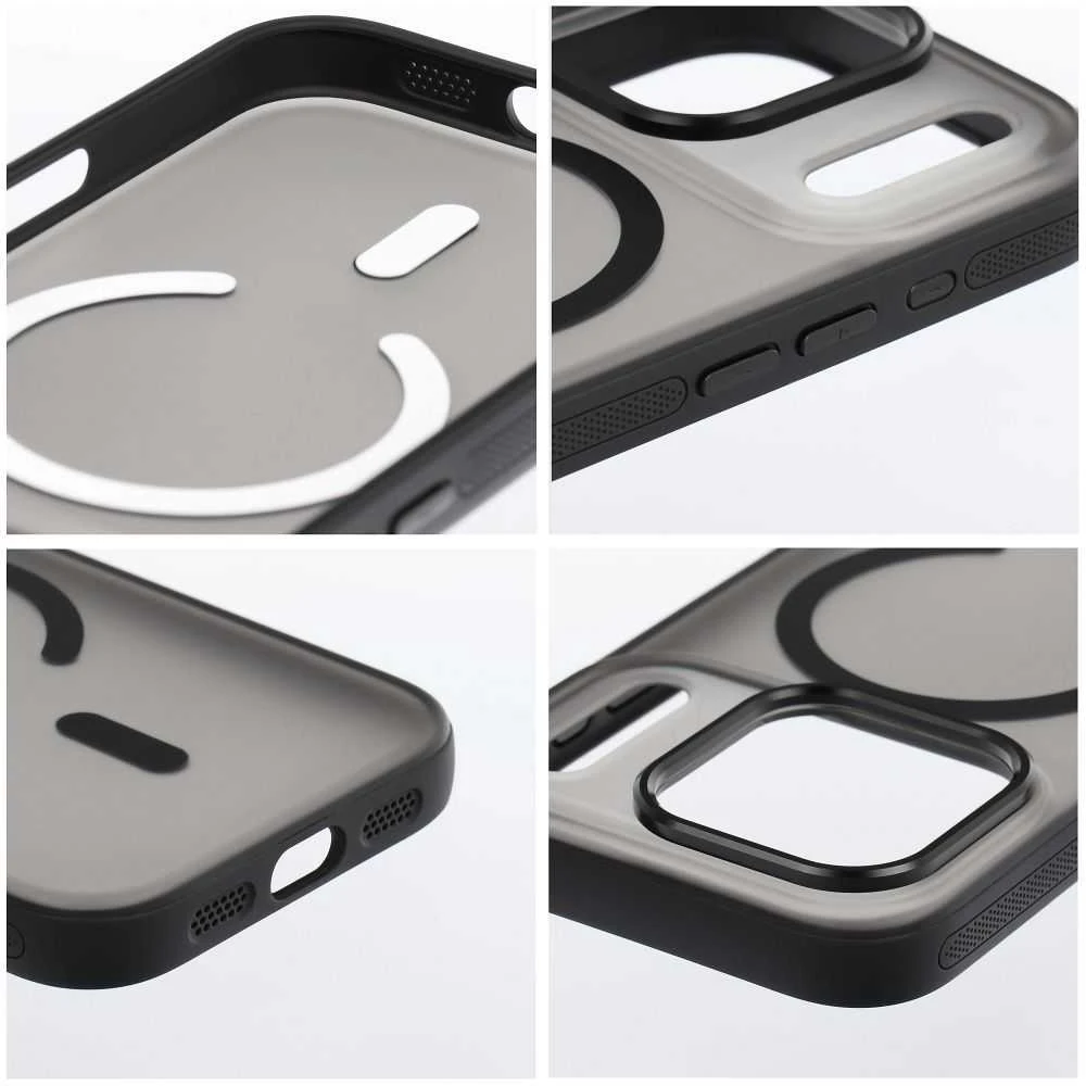 Oem Originalus „iPhone 16 PRO MAX“ dėklas „Flexline Mag Cover“, suderinamas su „MagSafe“ (juodas)