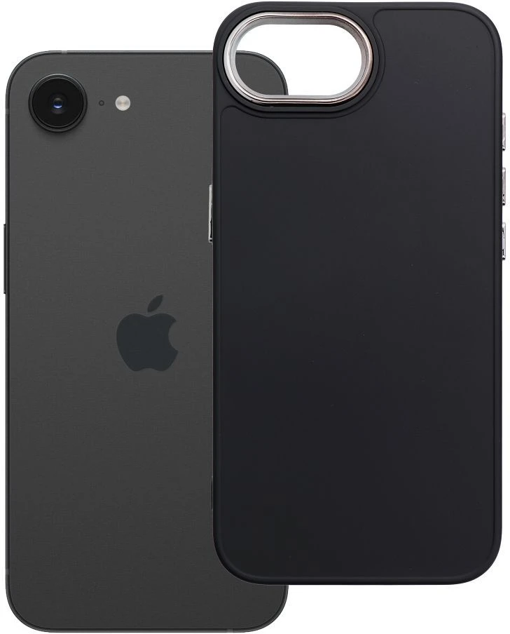 Dėklas Oem Case for iPhone 16e (SE 4 2025) / 17e Frame juodas
