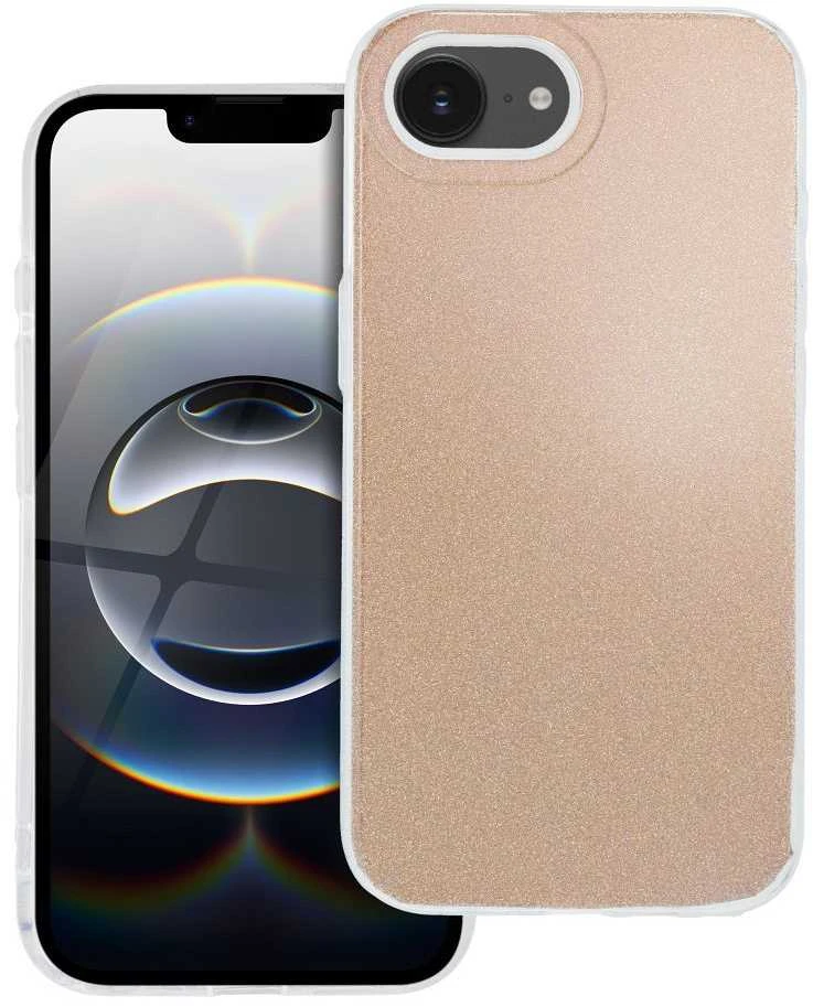 Oem Originalus dėklas, skirtas iPhone 16e (SE 4 2025) / 17e, blizgus auksinis