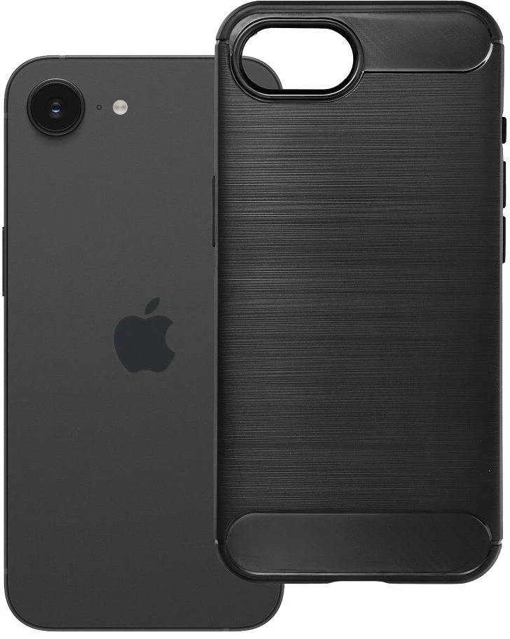 Dėklas Oem Case for iPhone 16e (SE 4 2025) / 17e Carbon 2.0 juodas