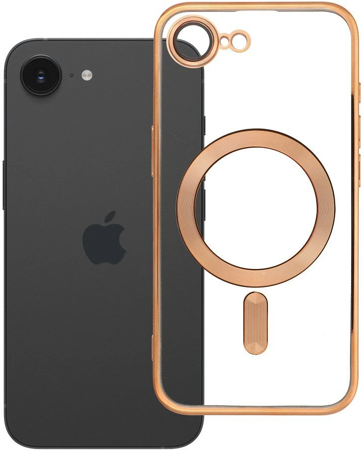 Oem Originalus „iPhone 16e“ (SE 4 2025) / 17e dėklas, suderinamas su „MagSafe“ ir „Electro Mag“ dėklais.