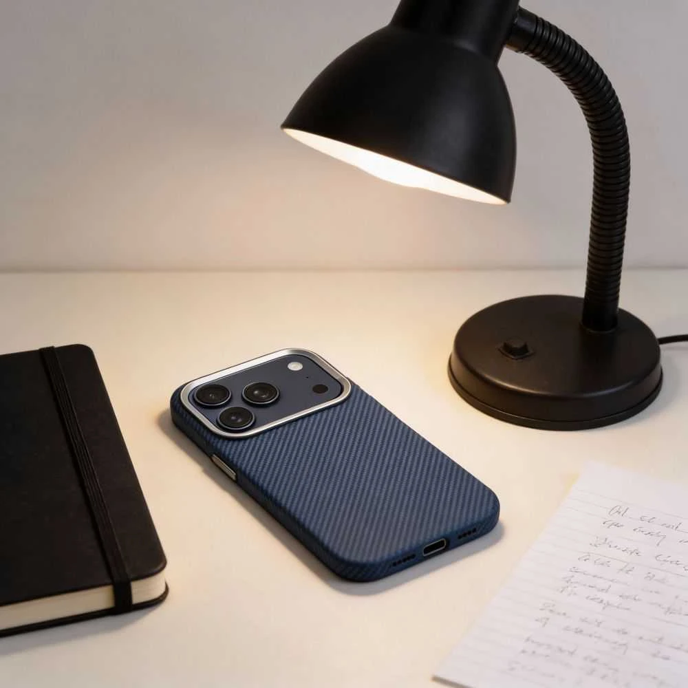 Oem Originalus „iPhone 16e“ (SE4 2025) / 17e dėklas, K-Look, suderinamas su „MagSafe“ mėlynas