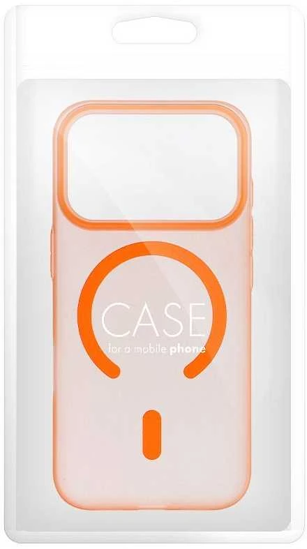Dėklas Oem Case for iPhone 16e (SE4 2025) / 17e Go Oranžinis compatible with MagSafe oranžinis