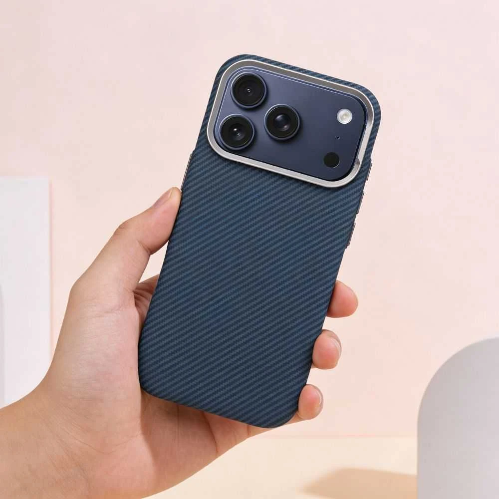 Oem Originalus „iPhone 16e“ (SE4 2025) / 17e dėklas, K-Look, suderinamas su „MagSafe“ mėlynas