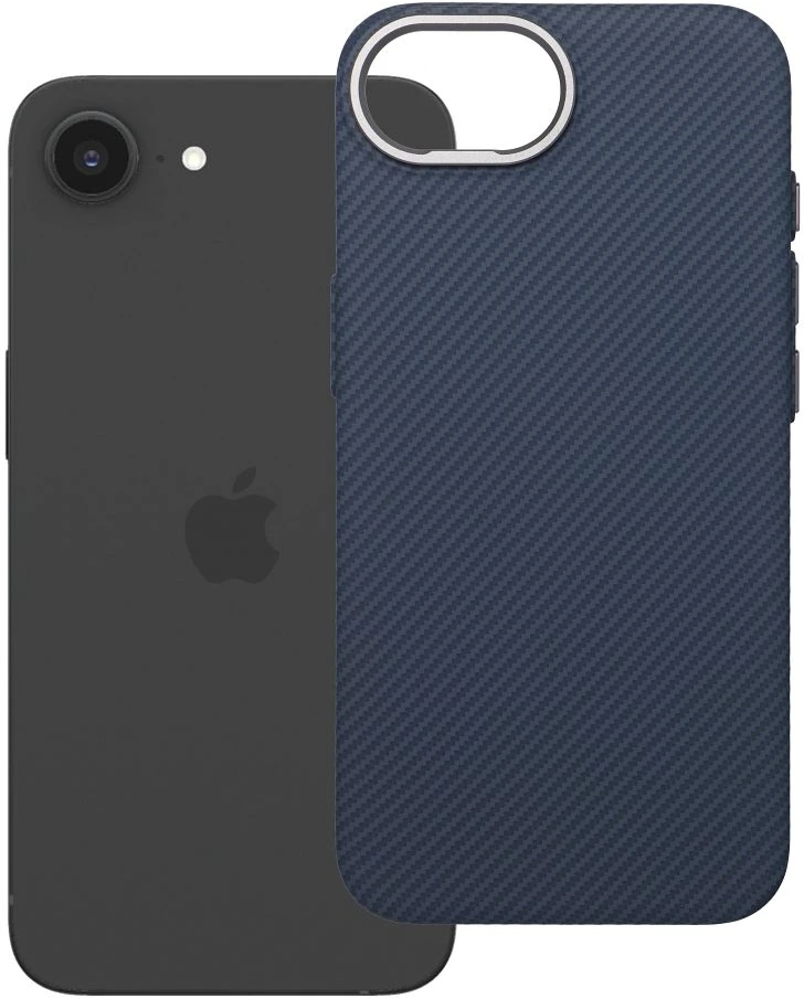 Oem Originalus „iPhone 16e“ (SE4 2025) / 17e dėklas, K-Look, suderinamas su „MagSafe“ mėlynas