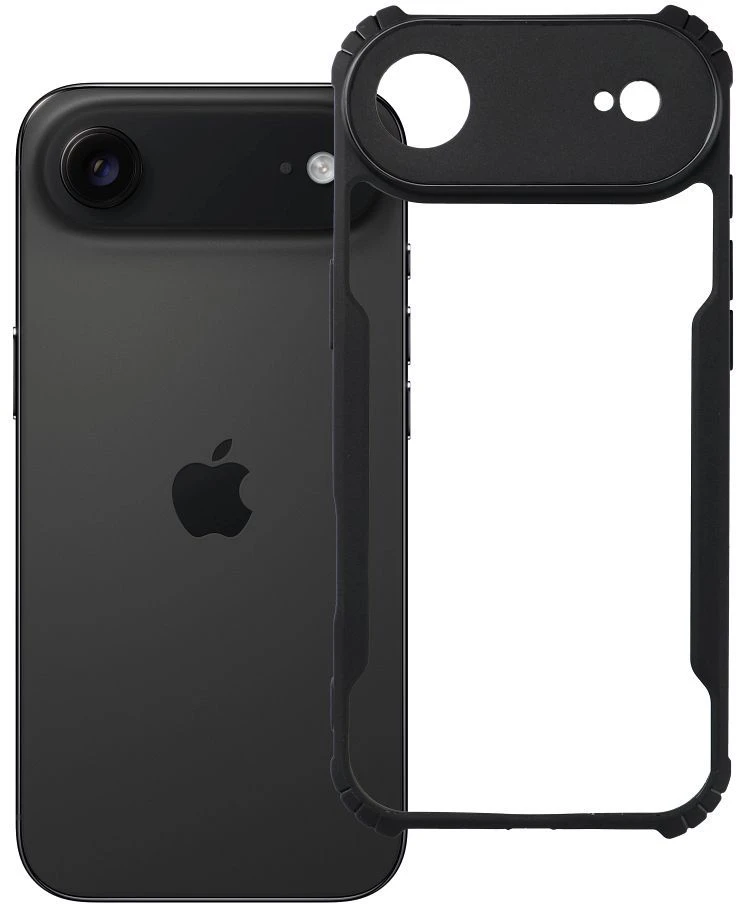 OEM dėklas, skirtas iPhone 17 AIR, apsaugantis nuo kritimo, juodas