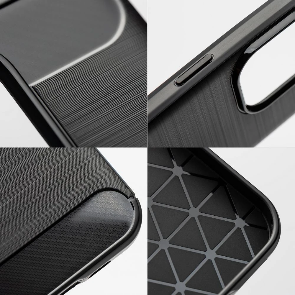 OEM dėklas, skirtas iPhone 17 AIR Carbon 2.0, juodas
