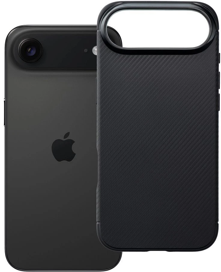Dėklas Oem Case for iPhone 17 AIR Carbon Premium juodas