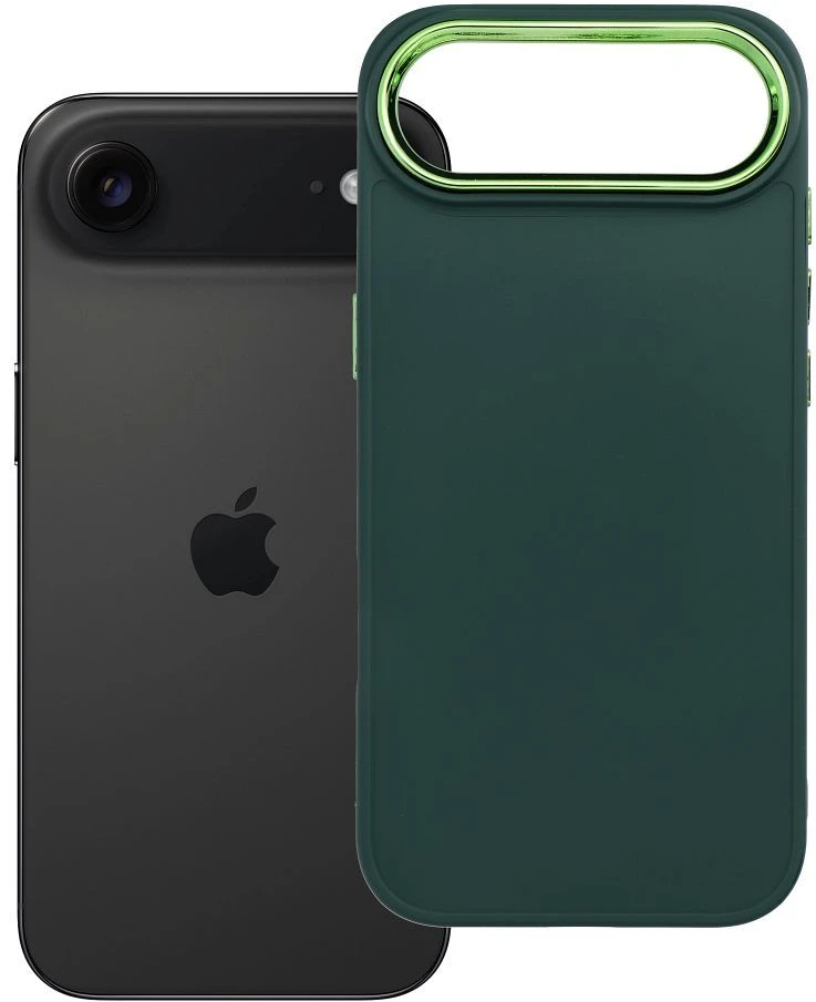 OEM dėklas, skirtas iPhone 17 AIR Frame žalias