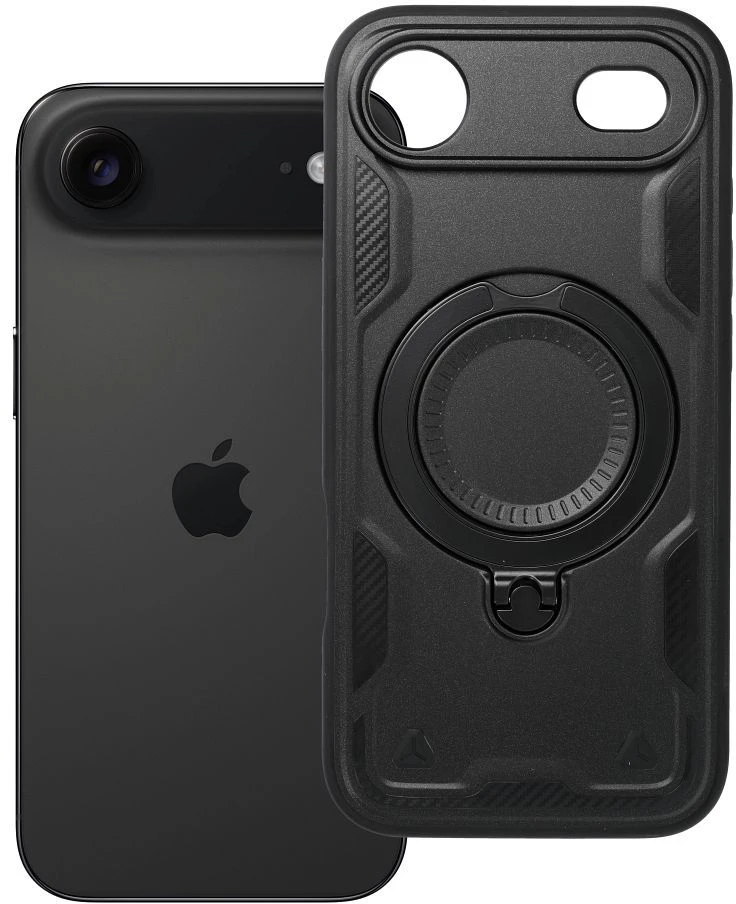 OEM dėklas, skirtas iPhone 17 AIR Frost Armor juodas