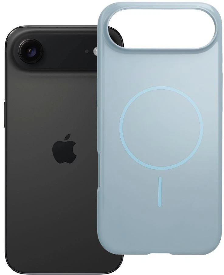 OEM dėklas, skirtas „iPhone 17 AIR“ blizgiam „Mag“ dėklui, suderinamas su „MagSafe“, mėtinės spalvos