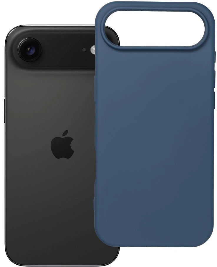 OEM dėklas, skirtas iPhone 17 AIR silikoninis mėlynas