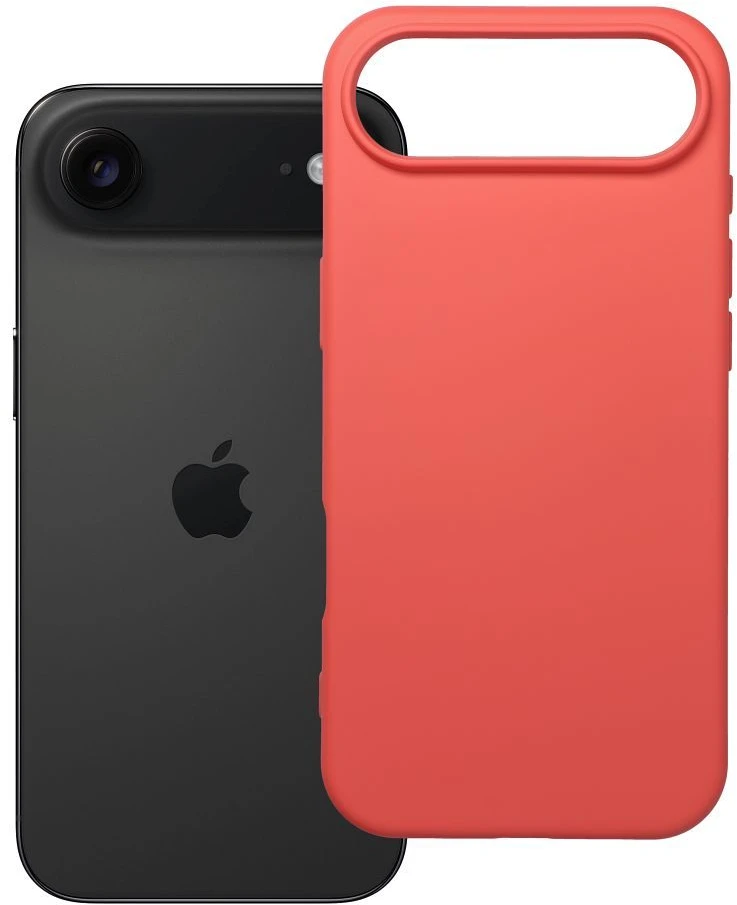 OEM dėklas, skirtas „iPhone 17 AIR“ silikoniniam persikų spalvos