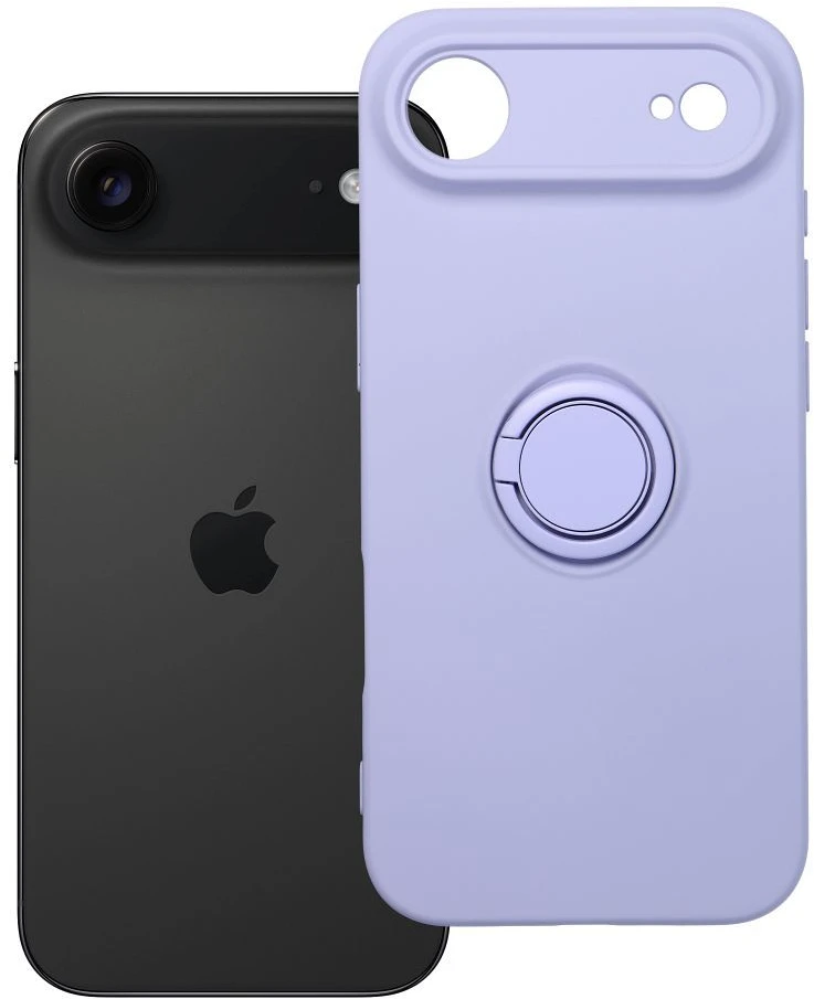 Dėklas Oem Case for iPhone 17 AIR Silicone Ring violetinė