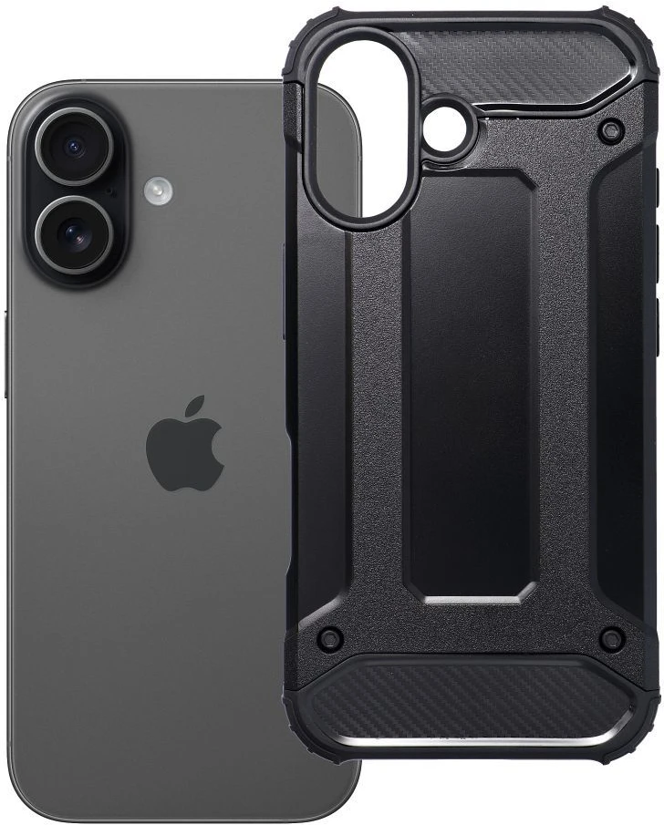 Dėklas Oem Case for iPhone 17 Armor juodas