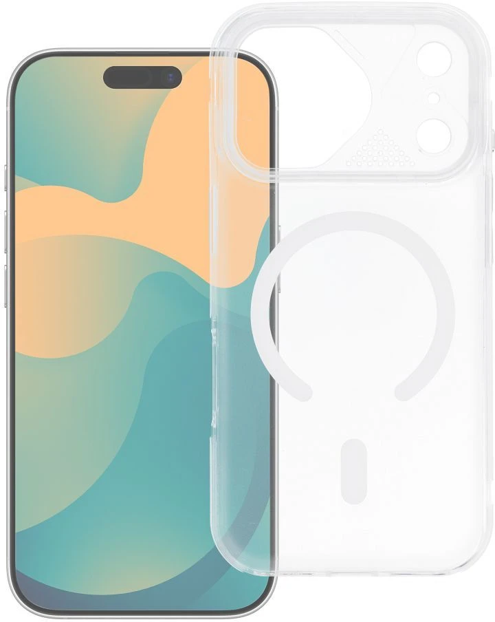 Oem Originalus „iPhone 17 Aurora“ dėklas, suderinamas su „MagSafe“ ir baltais