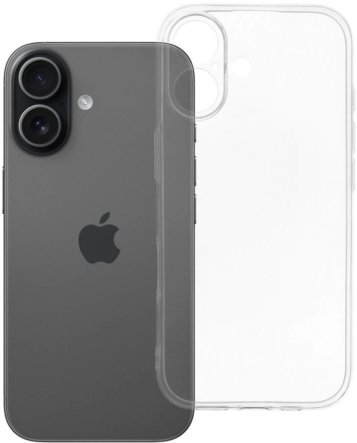 Oem Originalus „iPhone 17“ dėklas, skaidrus, 2 mm (apsauga nuo kameros), permatomas