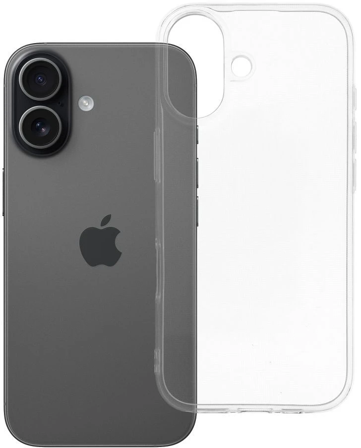 OEM dėklas, skirtas „iPhone 17“ telefonui, skaidrus, 2 mm, permatomas