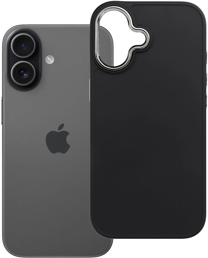 Dėklas Oem Case for iPhone 17 Frame juodas