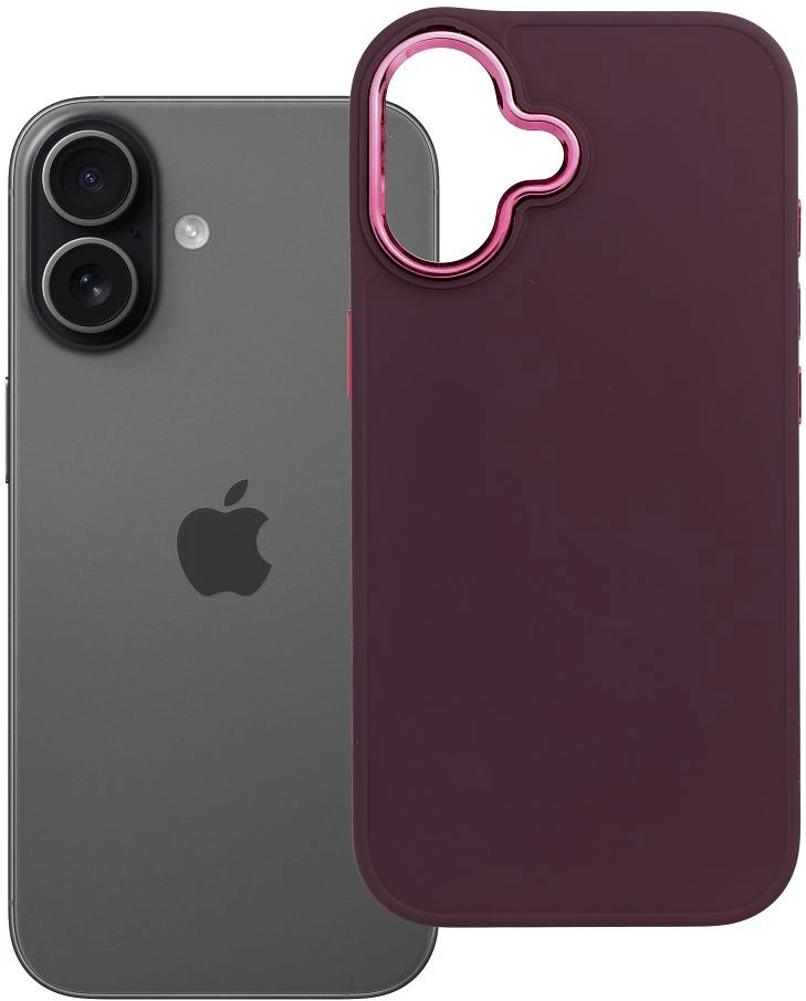 Dėklas Oem Case for iPhone 17 Frame violetinė