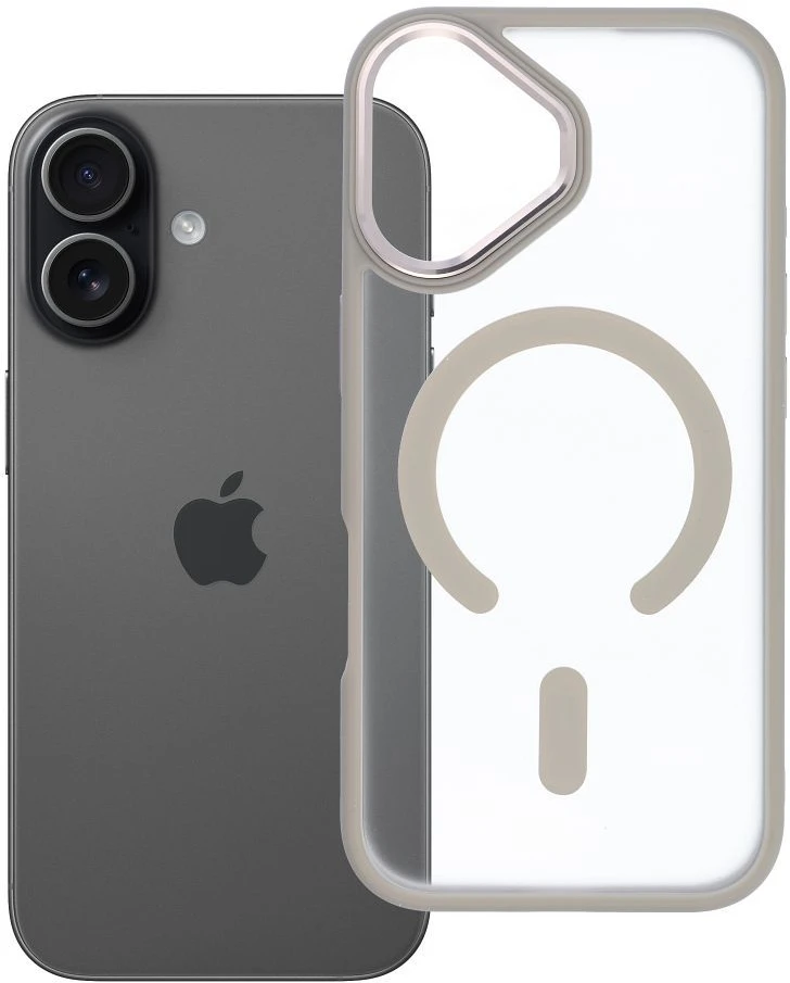 Oem Originalus „iPhone 17“ matinis „Mag“ dėklas, suderinamas su „MagSafe“ titano plokšte.