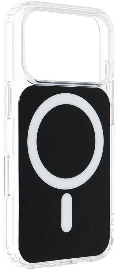 Oem Dėklas, skirtas iPhone 17 Pro / 18 Pro Clear Fusion Mag dėklas, suderinamas su MagSafe, juodas