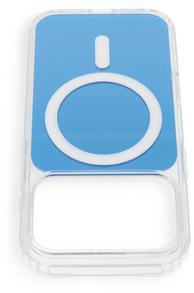Dėklas Oem Case for iPhone 17 Pro / 18 Pro Clear Fusion Mag Cover compatible with MagSafe light mėlynas