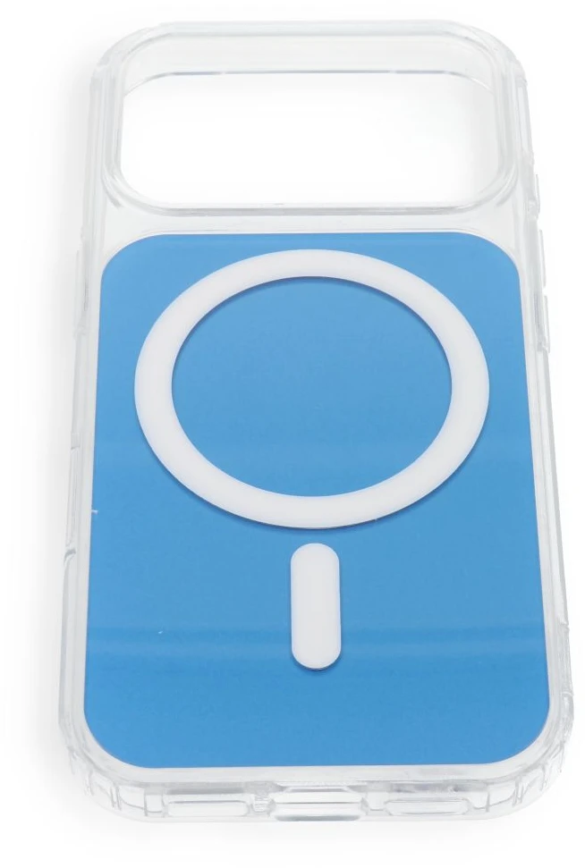 Dėklas Oem Case for iPhone 17 Pro / 18 Pro Clear Fusion Mag Cover compatible with MagSafe light mėlynas