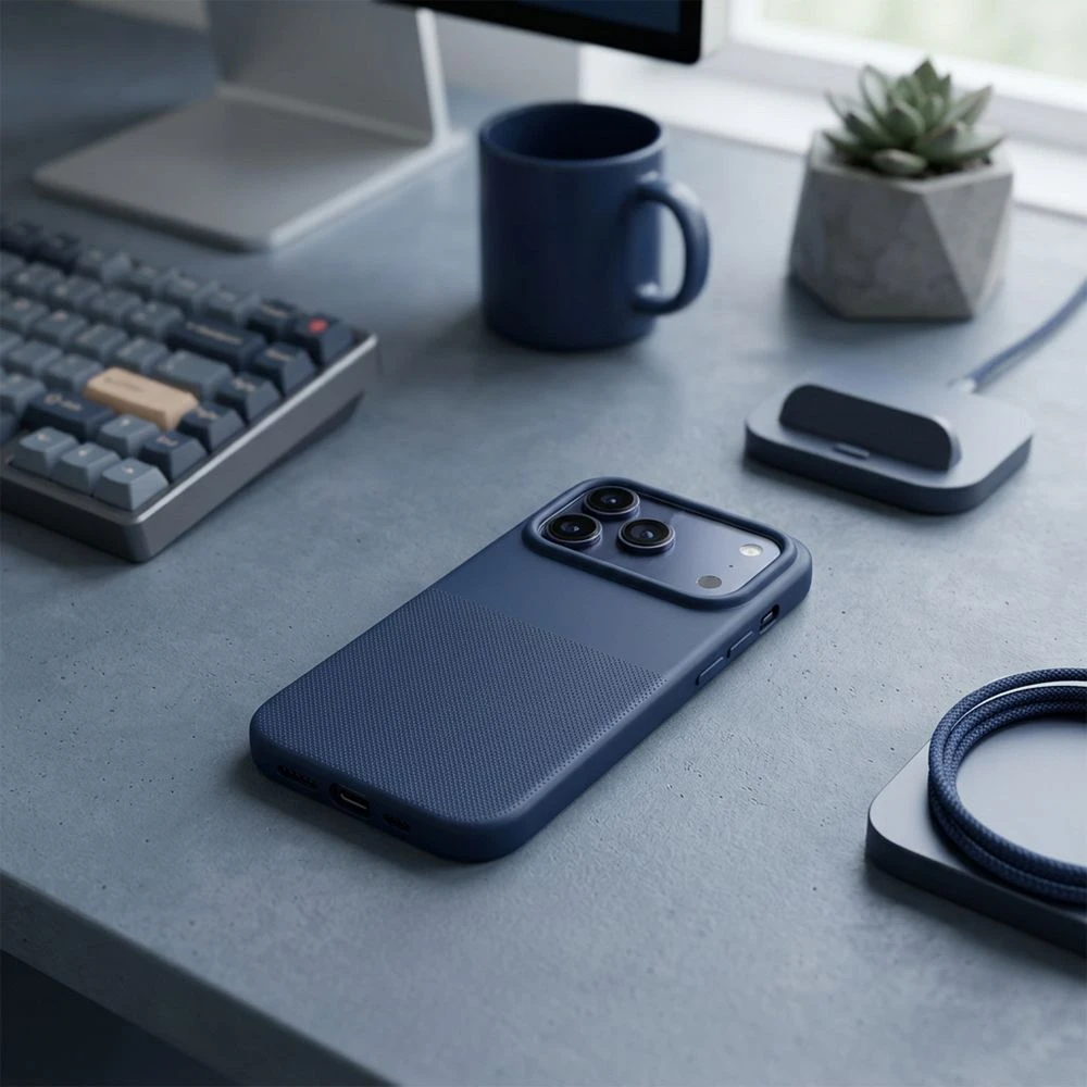 OEM dėklas, skirtas iPhone 17 Pro / 18 Pro, „Easy Dual“ mėlynas