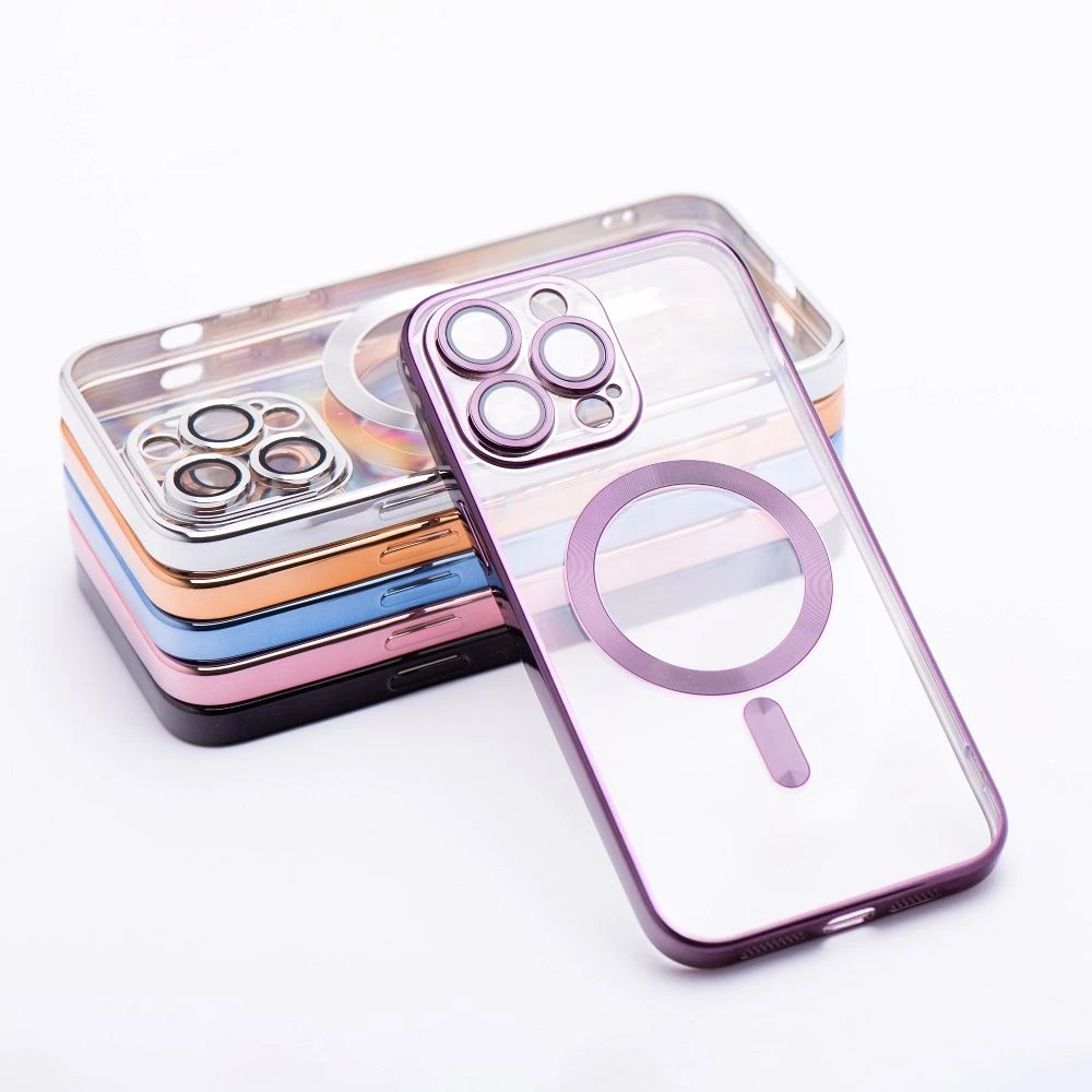 Dėklas Oem Case for iPhone 17 Pro / 18 Pro Electro Mag Cover compatible with MagSafe sky mėlynas