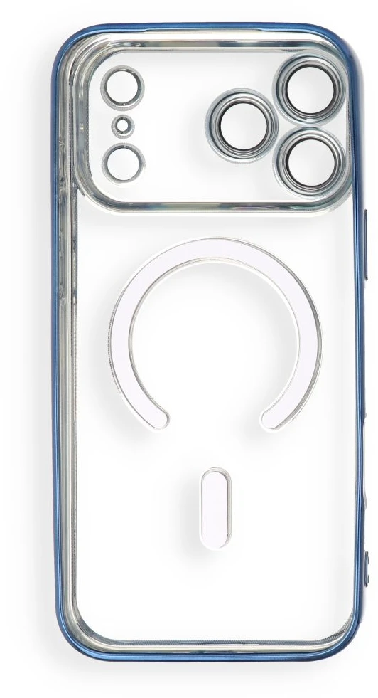 Dėklas Oem Case for iPhone 17 Pro / 18 Pro Electro Mag Cover, suderinamas su MagSafe, tamsiai mėlynas