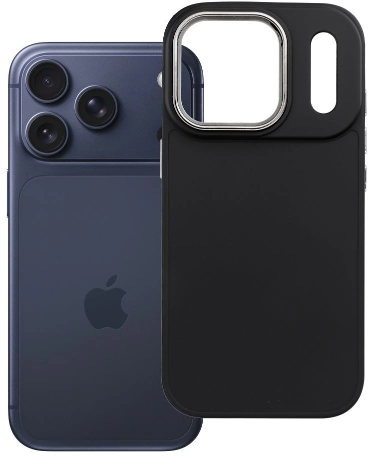 Dėklas Oem Case for iPhone 18 Pro / 17 Pro Frame juodas