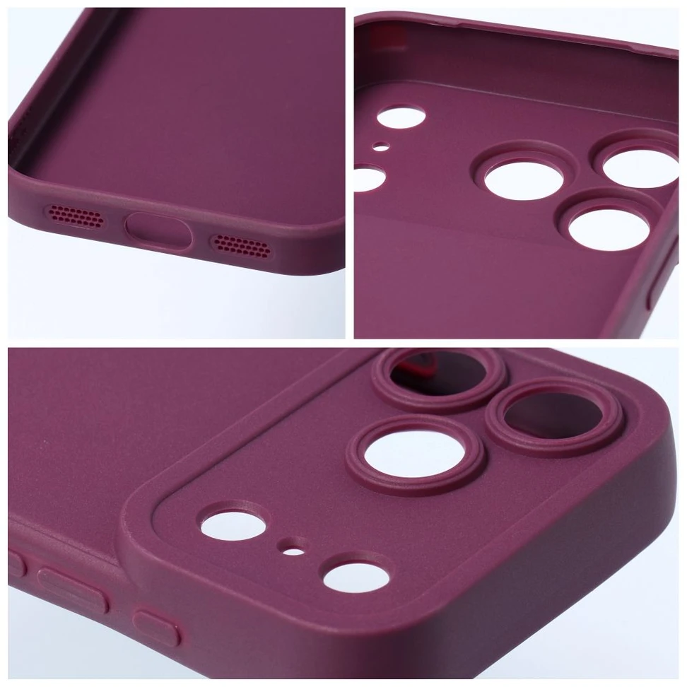 Dėklas Oem Case for iPhone 17 Pro / 18 Pro Matt 2.0 dark cherry
