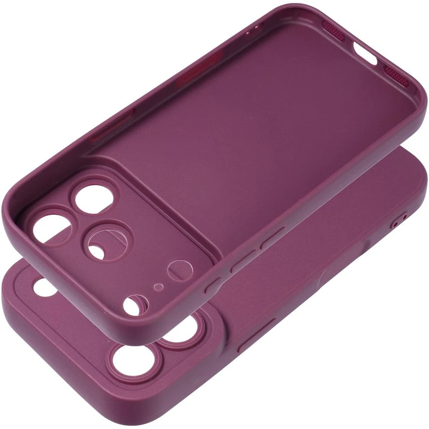 Dėklas Oem Case for iPhone 17 Pro / 18 Pro Matt 2.0 dark cherry