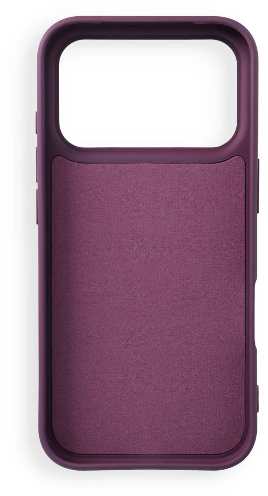 Dėklas Oem Case for iPhone 17 Pro / 18 Pro Silicone Mag Cover compatible with MagSafe (big hole) dark cherry