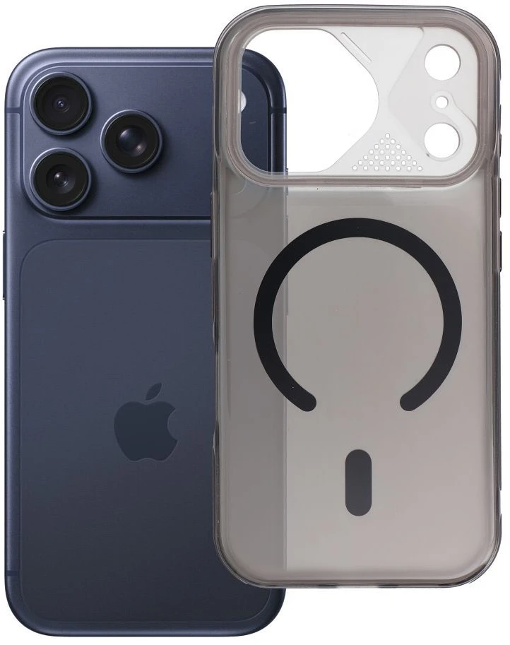 Oem Originalus „iPhone 17 PRO Aurora“ dėklas, suderinamas su „MagSafe“ ir juodas
