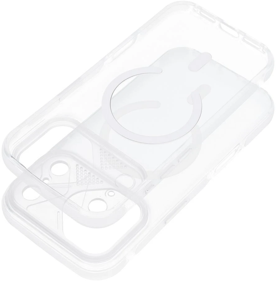 Oem Originalus „iPhone 17 Pro Aurora“ dėklas, suderinamas su „MagSafe“ ir baltais