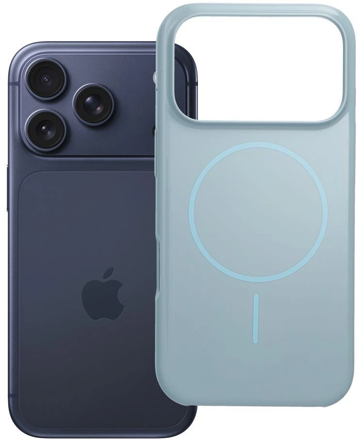 Oem Originalus „iPhone 17 Pro / 18 Pro“ dėklas (žemas kameros kraštas), blizgus „Mag“ dėklas, suderinamas su „MagSafe“, mėtinės spalvos