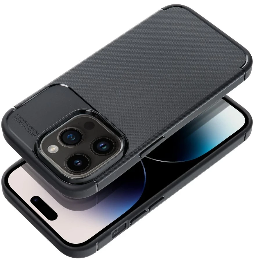 Dėklas Oem Case for iPhone 17 Pro Max / 18 Pro Max Carbon Premium juodas