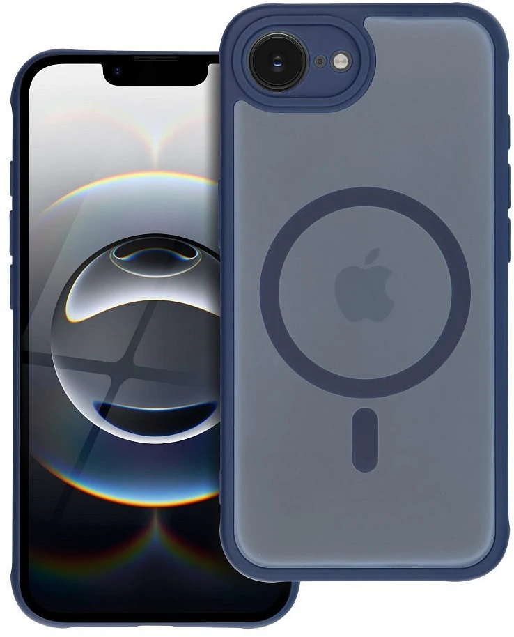 Dėklas Oem Case for iPhone 17 Pro Max / 18 Pro Max Full Matte Mag Cover suderinamas su MagSafe mėlynas
