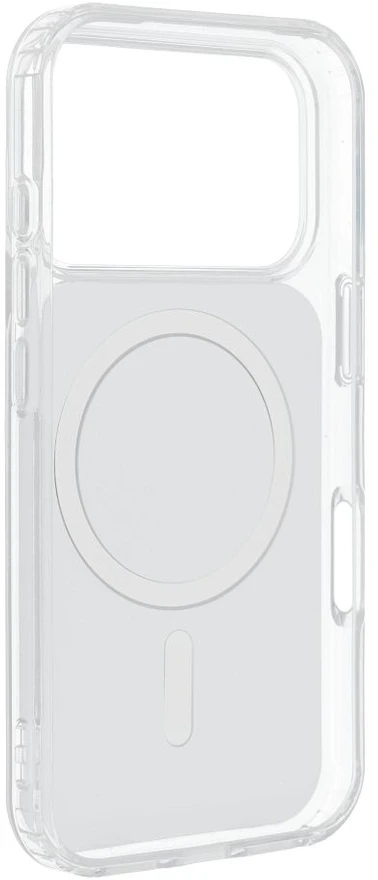 Dėklas Oem Case for iPhone 17 Pro Max / 18 Pro Max Clear Fusion Mag Cover compatible with MagSafe baltas