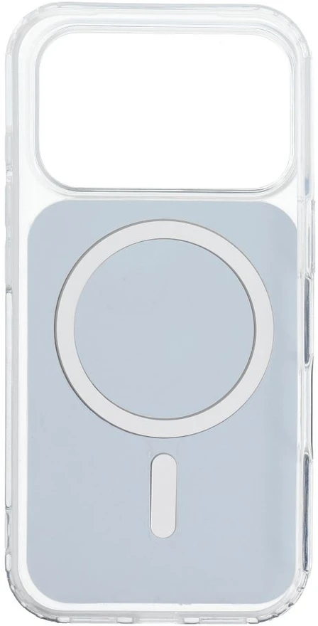 Dėklas Oem Case for iPhone 17 Pro Max / 18 Pro Max Clear Fusion Mag Cover compatible with MagSafe juodas