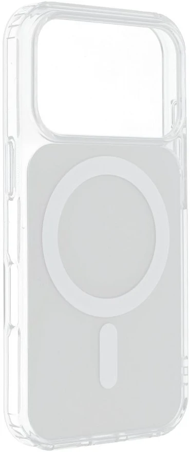 Dėklas Oem Case for iPhone 17 Pro Max / 18 Pro Max Clear Fusion Mag Cover compatible with MagSafe baltas