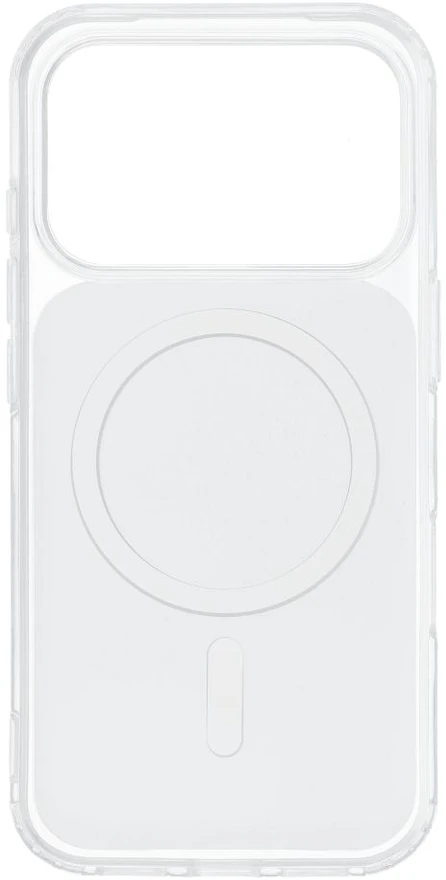 Dėklas Oem Case for iPhone 17 Pro Max / 18 Pro Max Clear Fusion Mag Cover compatible with MagSafe baltas