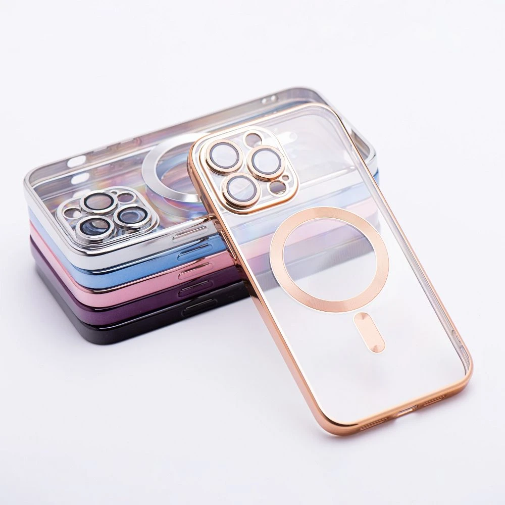 Dėklas Oem Case for iPhone 17 Pro Max / 18 Pro Max Electro Mag Cover compatible with MagSafe auksinis